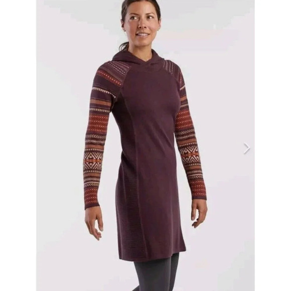 Krimson Klover Mover Maker Sweater Dress Wool Blend Zip Pocket Size XSmall $179 - Picture 3 of 8